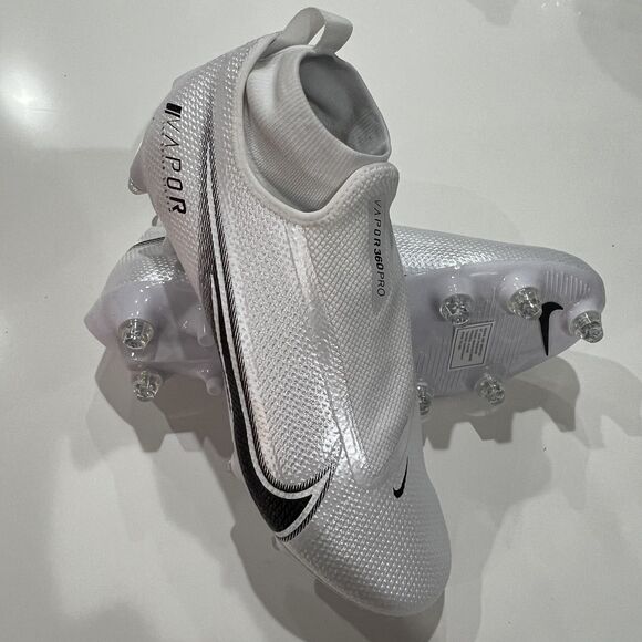 Size 13 Nike Vapor Edge Pro 360 Detachable Football Cleats White DO1143-100 main image 2